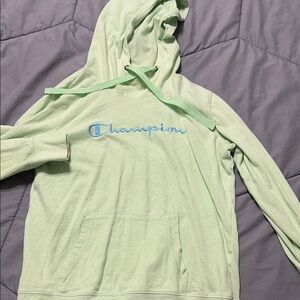 Champion Light Green Hoodie